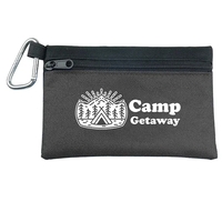 600 denier two-tone polyester zipper tote.... from ASI 40480 Koozie Group