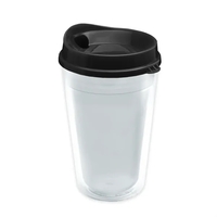 Garyline® Transparent Tumbler with Sip Lid and Full-Color...