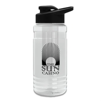 20 OZ. Transparent Bottle with Drink Thru Lid and Infuser... from ASI 40480...