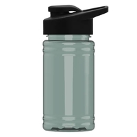 Garyline® Mini RPET Bottle with Drink-Thru Lid - 16 oz.