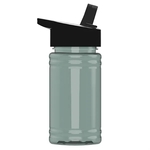 Garyline® Mini RPET Bottle with Flip-Straw Lid - 16 oz.