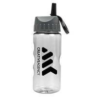 22 oz Mini Mountain Bottle w/ Flip Straw Lid... from ASI 40480 Koozie Group