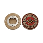 Bamboo Magnetic Bottle Opener, Full Color Digital