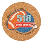Deluxe Cork Coaster, Full Color Digital