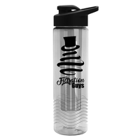 Wave 24 oz. Slim Cylinder Wave Design with Drink thru lid... from ASI 40480...