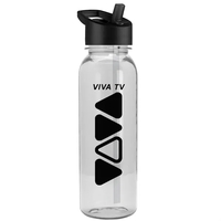 24 oz Bottle with flip straw lid.... from ASI 40480 Koozie Group