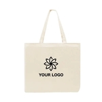 Stock Natural Long Handle T Bottom Tote USA Made / Union