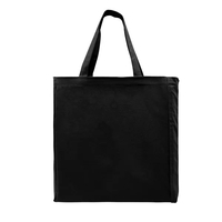 Union/USA Made durable 10 oz dyed cotton canvas tote with bound... from ASI...