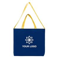 Union/USA Made durable 10 oz dyed cotton canvas tote with bound... from ASI...