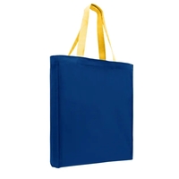 Union/USA Made durable 10 oz dyed cotton canvas tote with bound... from ASI...