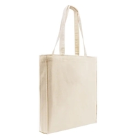 Union/USA Made 10 oz natural cotton canvas tote with bound edges... from ASI...