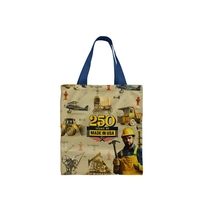 Union/USA Made durable dye sublimated 600D poly duck T bottom tote... from...
