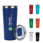 Bergen 24 oz. Steel/100% Recycled PP Liner Travel Tumbler