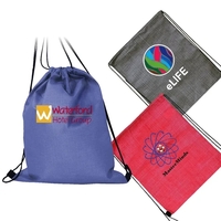 Criss Cross NW Drawstring Backpack, Full Color Digital