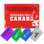 Premium Vinyl Zippered Pack, Transparent Colors