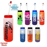 Mood™ 32 oz. Sports Bottle with Flexible Straw