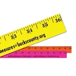 Fluorescent Finish Yardsticks