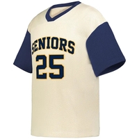 6-ounce, Two layers of 100% polyester sport mesh fan jersey.... from ASI...