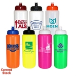 32 oz. Sports Bottle with Push 'n Pull Cap