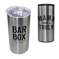 12 oz. Stainless Slim Tumbler/Can Cooler