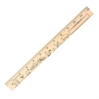 Farm Animals "U" Color Rulers - Natural wood finish
