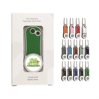 Pitchfix Hybrid Golf Divot Tool in Carton Window Box