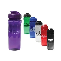 18 oz. Poly-Saver PET Bottle with Flip Top Cap