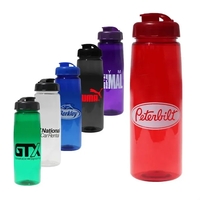 30 oz. Poly-Saver PET Bottle with Flip Top Cap