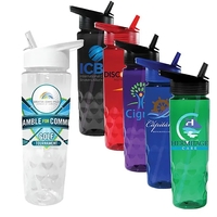 24 oz. Poly-Saver PET Bottle with Straw Cap, Full Color Digi