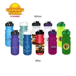 Sun Fun 20 oz. Cycle Bottle with Flip Top Cap, Full Color Di