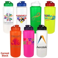 32oz. Sports Bottle with Flip Top Cap, Full Color Digital