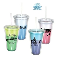 Mood™ 16 oz. Victory Acrylic Tumbler with Straw Lid... from ASI 30270 Aakron...
