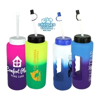 Mood™ 32 oz. Grip Bottle with Flexible Straw... from ASI 30270 Aakron Line