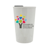 11 oz. Double Wall Ceramic Tumbler, Full Color Digital... from ASI 30270...