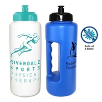 MicroHalt™ 32 oz. Grip Bottle with Push 'n Pull Cap... from ASI 30270 Aakron...