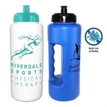 MicroHalt™ 32 oz. Grip Bottle with Push 'n Pull Cap