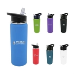 Halcyon® 20 oz. Sports Bottle with Flip Straw Lid, Laser En