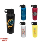 32 oz. Memphis Sports Bottle with Straw Lid, Full Color Digi