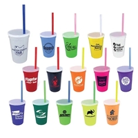 17 oz. Smooth Cup/Straw/Lid Set... from ASI 30270 Aakron Line