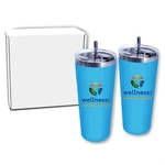 22oz Memphis Tumbler With Flip Lid & Straw - Gift Set, Full