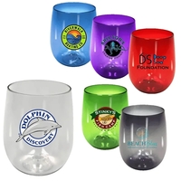 RECYCLED PET - 12 oz. Stemless Wine Glass, Full Color Digita... from ASI...