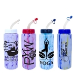 32 oz. Confetti Sports Bottle with Flexible Straw..
