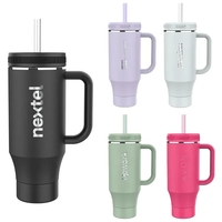 Takeya® 40 oz. Straw Tumbler With Handle, Laser - Premium