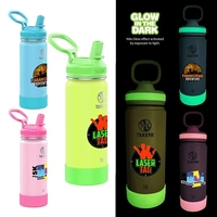 Takeya® 18 oz. Actives Glow in the Dark Bottle, Full Color