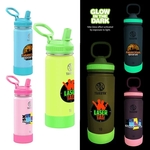 Takeya® 18 oz. Actives Glow in the Dark Bottle, Full Color
