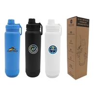 24 oz. Recycled Stainless Speaker Bottle, Full Color Digital