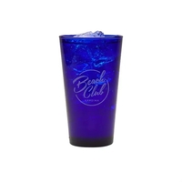17 oz. Cobalt Pint Glass - USA, Laser, Premium