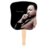 Stock Design Hand Fan-Dr. Martin Luther King, Jr., Full Colo... from ASI...
