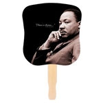 Stock Design Hand Fan-Dr. Martin Luther King, Jr., Full Colo