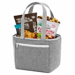 Eco-Friendly Cooler with Healthy Snacks